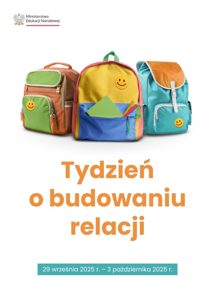 Plakat promujący tydzień o budowaniu relacji.
#DostepnoscCyfrowa