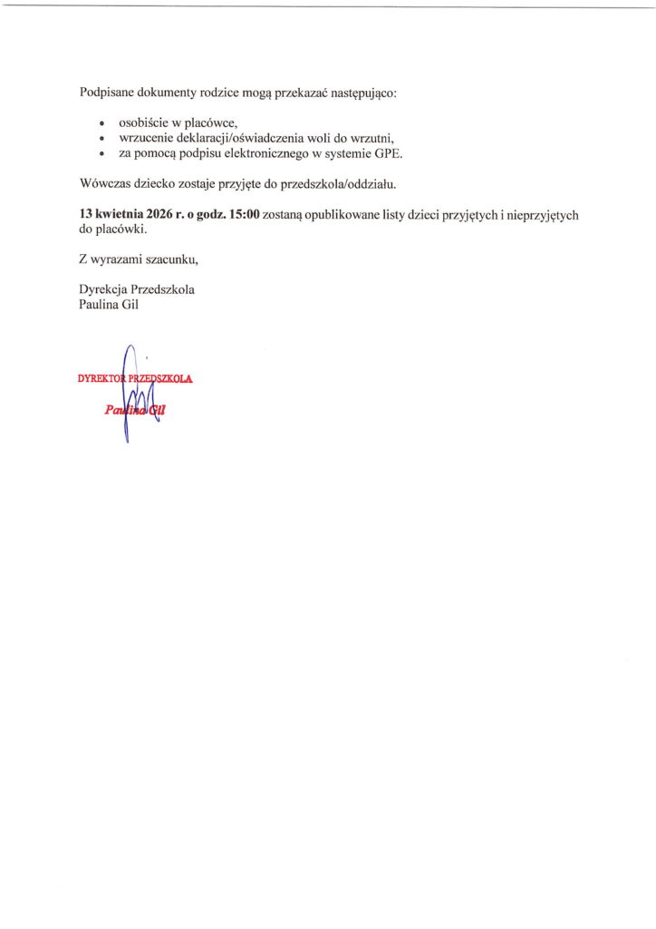 Plakat z informacjami na temat rekrutacji do przedszkoli.
#DostepnoscCyfrowa